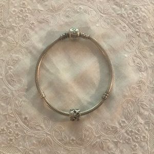 Pandora bracelet with charm